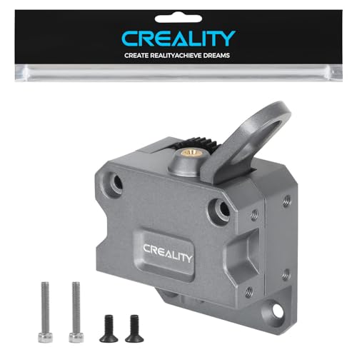 Creality Official CR 10 SE Extruder Kit, Original All Metal Direct Extrusion Kit Dual Gear Extruder, Silver Black 3.5:1 Gear Ratio Feeding Extrusion Mechanism Kit for Creality CR-10 SE 3D Printer - style: CR-10 SE