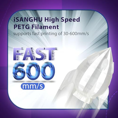 3D Printer Filament PETG HS Transparent Clear for Bambu Lab AMS,AMS Lite - color: Hs Transparent Clear