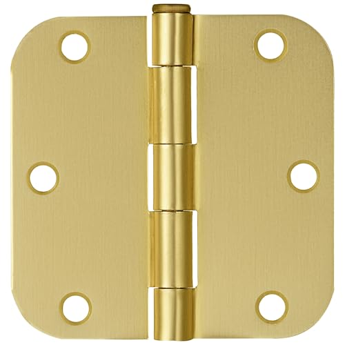 Design House Interior Door Hinge, 3.5", Satin Brass - color: Satin Brass