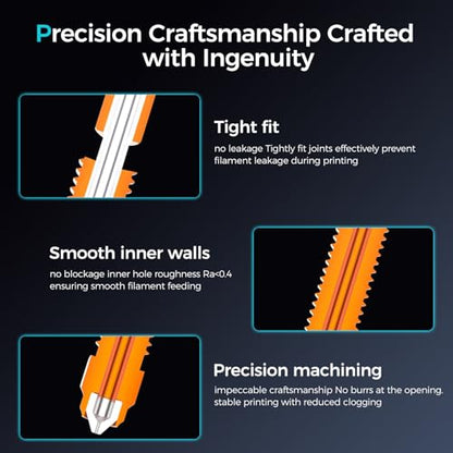 Creality Official K2 Plus Ceramic Heating Block Hotend Kit, with Quick-swap Nozzle Kit, Supports 350°C High Temperature, All-Metal Integrated Design Extruder Hotend for 3D Printer K2 Plus Combo - style: For K2 Plus
