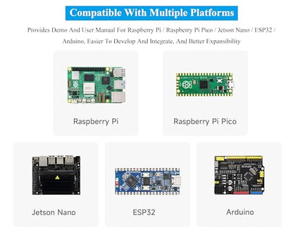 Human Micro-Motion Detection mmWave Sensor Compatible with Raspberry Pi/Pi Pico/Jetson Nano/ESP32, 24GHz mmWave Radar, Based On S3KM1110, Adopt Frequency Modulated Continuous Wave (FMCW) Technology - color: 1PCS