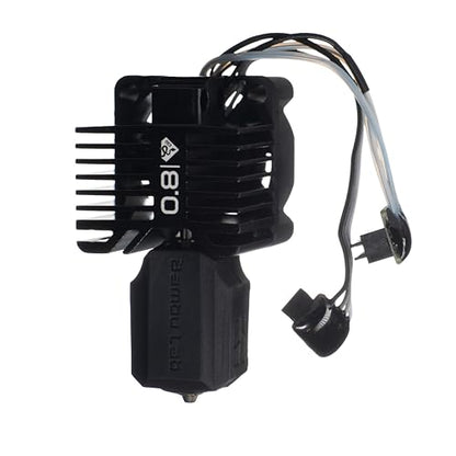 Diamondback Nozzles – Bambu Lab P1 Series Compatible (P1P / P1S) Complete Hotend Assembly – Solid Diamond Tip 3D Printer Nozzles, Improved Extrusion, Any Filament, Long Life, Wear Resistant (0.8mm) - size: 0.8mm