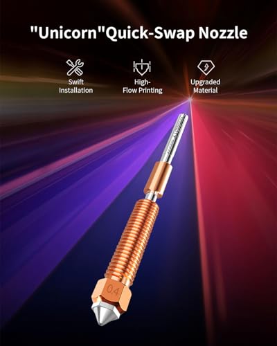 Creality Official K1C/K1 SE Nozzle, 0.4mm 2 PCS Quick-Swap 3D Printer K2 SE Nozzle, Copper Alloy and Hardened Steel with Titanium Alloy Heat Break for K1C, K1 SE, K2SE, Ender 3 V3 Plus, Ender 3 V3 - style: 2PCS 0.4mm