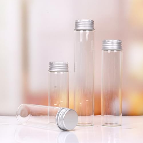 20ml Glass vials 30pcs,With aluminum screw cap30pcs Clear Glass Bottles - style: 20ml 30pcs
