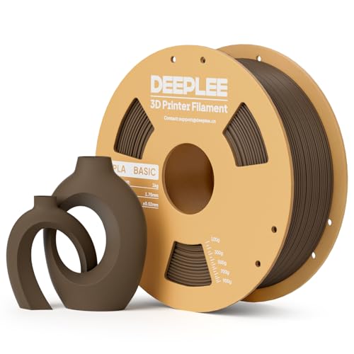 PLA Basic 1.75mm 3D Printer Filament Brown 1KG - color: 1kg*brown