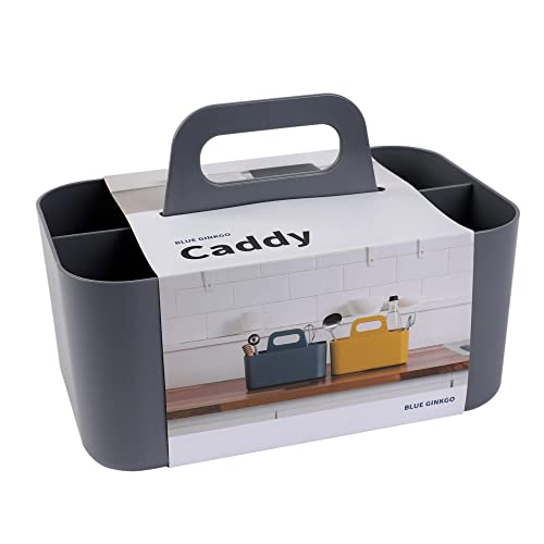 BLUE GINKGO Stackable Organizer Caddy, Rectangle, Dark Grey, Made in Korea - color: GREY, size: Rectangle