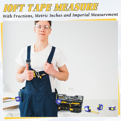 Kigeli 16 Pack 10ft Small Tape Measure Mini Retractable Measuring Tape Bulk