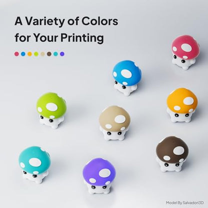 PLA Basic 1.75mm 3D Printer Filament Purple 1KG - color: 1kg*purple