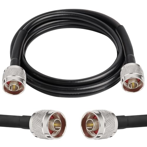 XRDS N Male to N Male Coax Cable - 5FT, Type N, 50 Ohm, Low Loss, Pure Copper - size: 5 FT