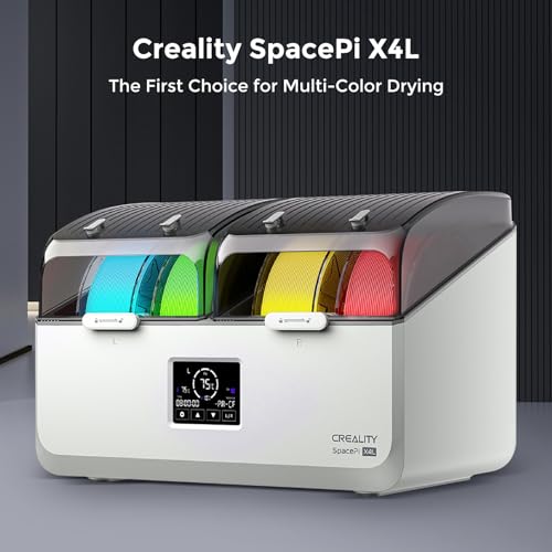 Creality Filament Dryer Box 4 Spools, Space Pi X4L Filament Storage Box