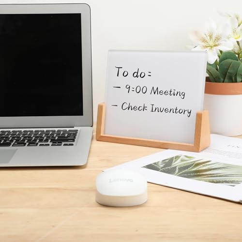 Desktop Glass Whiteboard with Wood Base, Small Whiteboard Glass Dry Erase Board Mini Whiteboard Portable Desk Whiteboard for Home, Office, 6.9x5.86 inch. Accessories Included - color: Beech-white-whiteboard