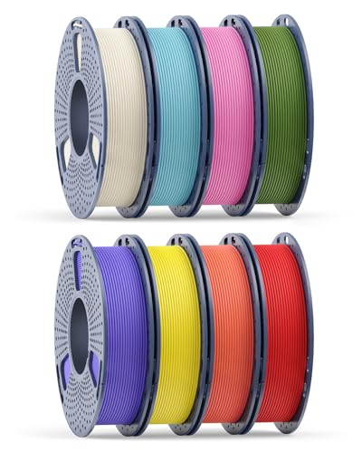 SUNLU Matte PLA Filament 1.75mm, 250g Spool Bundle, 3D Printer Filament - color: Pla Bundle-250gx8-2230181