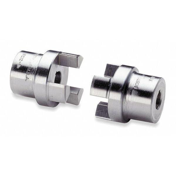 Boston Gear FC155/8 Shaft Coupling Half, FC15 Coupling Size, 0.625 inches Bore, 1-1/32 Thru Bore Length, 1.250 inches Hub Diameter, 6 Max HP at 1750 RPM, 250 Max Torque (LB-in), Steel