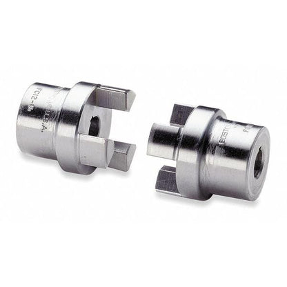 Boston Gear FC155/8 Shaft Coupling Half, FC15 Coupling Size, 0.625 inches Bore, 1-1/32 Thru Bore Length, 1.250 inches Hub Diameter, 6 Max HP at 1750 RPM, 250 Max Torque (LB-in), Steel