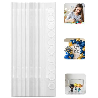 Clear Double Sided Adhesive Stick Dots, 300 Pack - size: Circle 0.4IN