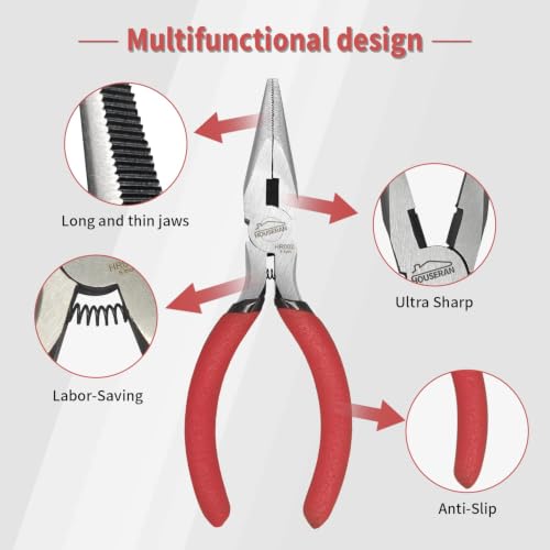 2PCS Wire Cutters & Mini Pliers Set for Hobby Crafts Electronics
