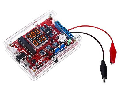 MiOYOOW Soldering Practice Kit, DIY PWM Adjustable Signal Generator Voltage Current Tester Electronics Project Kit, LED Display Multifunctional Frequency Counter Soldering Kit for Learning