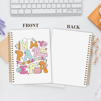 Paraprofessional Gifts Notebook Journal, Paraprofessional Must Haves, Paraeducator Para Teacher Assistant Appreciation Gifts, In My Para Professional Era Hardcover Spiral Notebook 5.5x8.3 Inch - color: Para Teacher