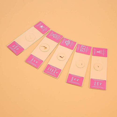 35pcs Microscope Slide, Assorted Cytology Botany Zoology Entomology Prepared Slides Biology Glass Lab Specimens Set for Students Science Experiment Teaching