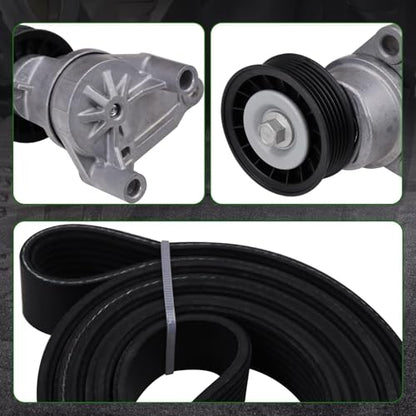 Serpentine Belt Drive Tensioner Pulley Component Kit 90K-38158C