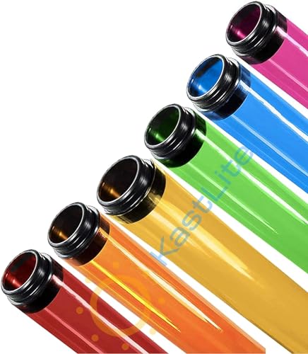 KASTLITE T12 Fluorescent 48" Safety Sleeves (6, Multicolor) - color: Multicolor