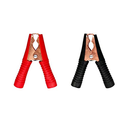 2 Piece 100 A Insulated Alligator Clips for Car Auto Vehicle