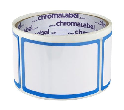 ChromaLabel Dry Erase Labels, 2 x 3 Inch Removable, 50/Roll - size: 2" x 3", style: With Protective Flap