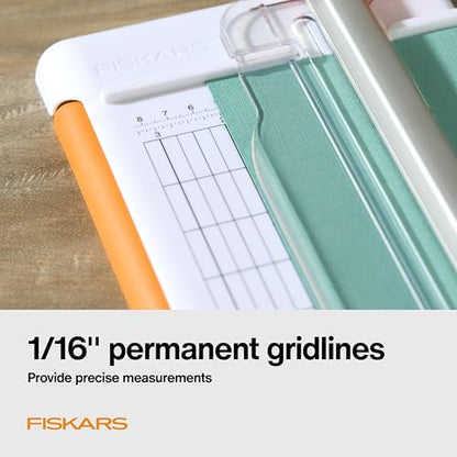 Fiskars Rotary Paper Cutter, Compact & Portable, 12" Cut Length