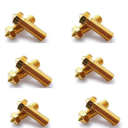 12Pcs Volcano Nozzles 0.4mm, Vyper Nozzles M6 Thread Hotend Extruder Volcano Nozzle Compatible for Artillery Genius, Sidewinder X1, X2, Anycubic Vyper, Anycubic Kobra Plus, Kobra Max 1.75mm Filament, - style: 12Pcs Volcano Nozzle 0.4mm