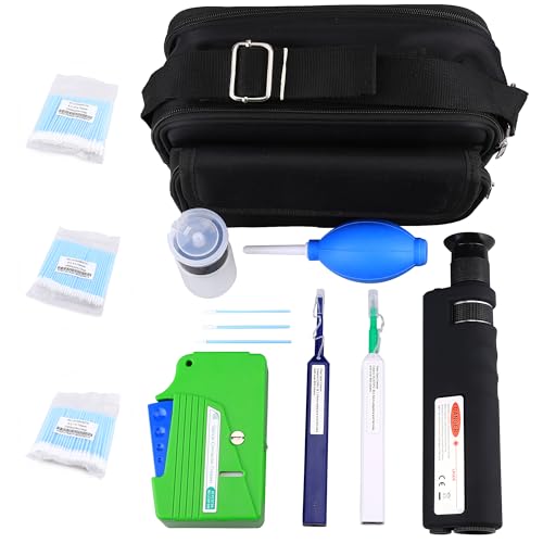 Fiber Optic Microscope dust-Free Paper 1.25MM/2.5MM Cleaning Pens Fiber Optic Cleaning Box for SC/LC/FC/ST Connections Fiber Optic Cleaning Kit - size: 1PCS, style: Cleaning kit No.5