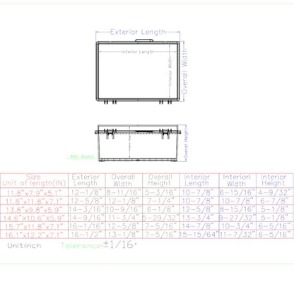 Waterproof Junction Box, ABS Plastic Electrical Box with Stainless Steel Latch, Hinged Cover Electric Project Enclosure Box with Mounting Plate, Wall Brackets 13"x13"x6.7" - color: Grey, size: 13"x13"x6.7"