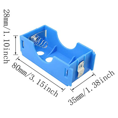4pcs D-Cell Battery Holder 80x35mm D Size Battery Case Physical Electrical Experimental Equipment