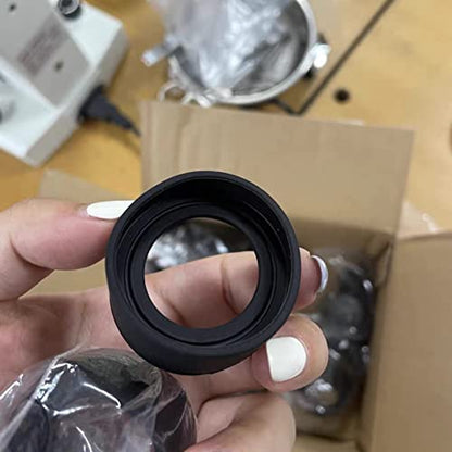 Oumefar 2 PCS Eyepiece Cover, Binoculars Eye Cups Standard Eyepiece Rubber Protector Eye Guards Cups to Reduce Impact 36mm Diameter Binoculars Parts Binocular Eye Cups(KP-H2 Flat