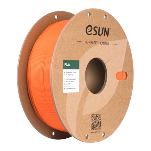 eSUN PLA+ Filament 1.75mm 1KG Orange, 3D Printer Filament - color: 1kg-orange