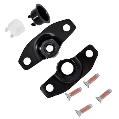Tailgate Hinge Pair Kit, Bolts, Screws, Bushings for 2017-2024 Ford Super Duty