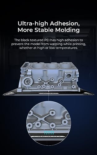Creality Ender 3 V3 SE Build Plate Kit PEI Build Plate Textured Surface Print Platform for Ender-3 V3/Ender-3 V3 SE/Ender-3 V3 KE/CR-10 SE/Ender-3 S1/3 S1 Pro/5 S1/K1 235 * 235mm - No Soft Magnetic - style: V3 SE PEI Build Plate