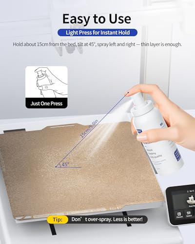 LANDU 3D Printing Adhesive, 3D Printer Build Plate Bed Adhesive Glue Reduces Warping for ABS, ASA, PLA, and PETG Filament Suitable for Various 3D Printing Beds, 3D Glue for 3D Printing - 2×150ml - size: 2 PACK