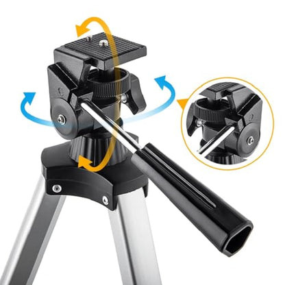 Gskyer Telescope, 70mm Aperture 400mm AZ Mount Astronomical Refracting Telescope for Kids Beginners - Travel Telescope with Carry Bag, Phone Adapter and Wireless Remote. - color: AZ70400