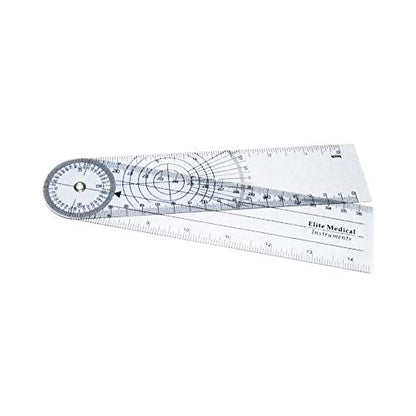 EMI Goniometer Set – 12", 8", 8" Spinal | 3-Piece Medical Goniometer Kit for Physical Therapy, Rehabilitation & Joint Measurement | EGM-428