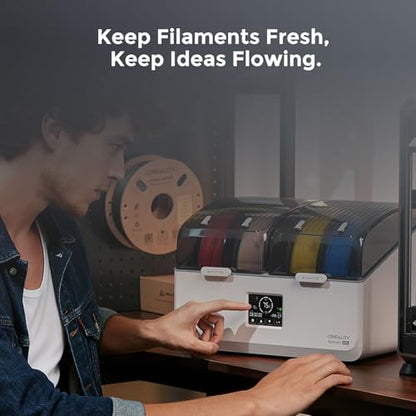 Creality Filament Dryer Box 4 Spools, Space Pi X4L Filament Storage Box