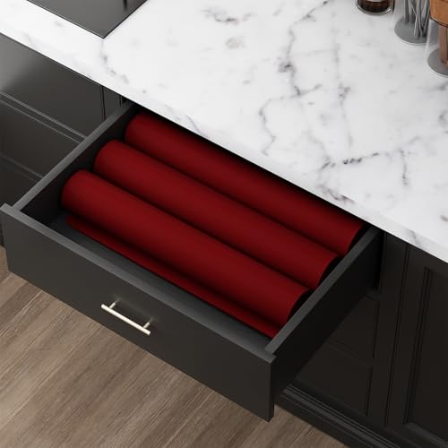 Silicone Protector Mat 47x24 Inch,Red - color: Red