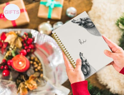 Funny Chicken Notebook Journal,Chicken Themed Gifts Women - color: Chicken, style: White