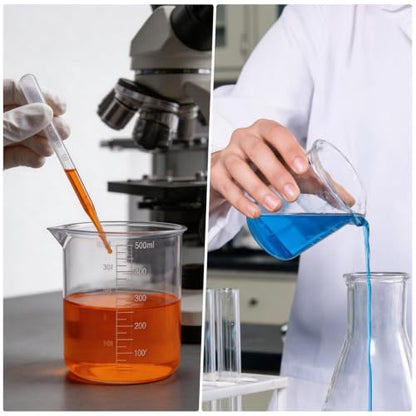 Plastic Graduated Beaker set, for Lab Kitchen
