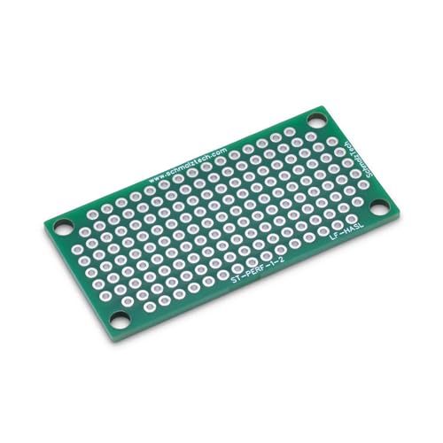Double Sided LF HASL Perf Board, PCB Board, Electronic Circuit Board for DIY Prototype Circuit, FR4, Plated Through Hole Solder Prototype Board, ST-PERF-1-2 (1" x 2" - 2 Pack) - style: 1" x 2" - 2 Pack