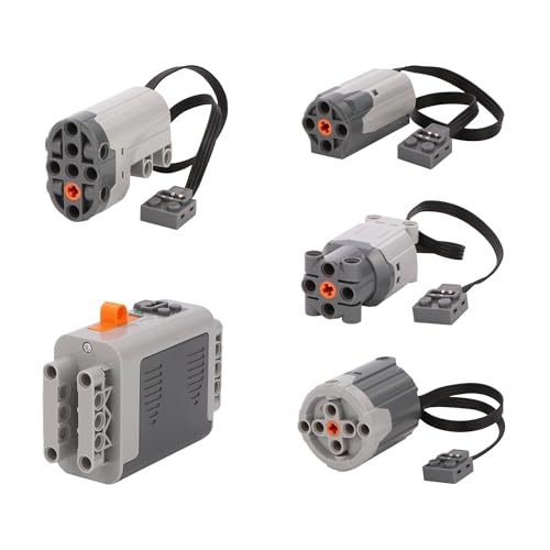 Keywish 5PCS Motor Starter Kit Compatible with LEGO Power Functions - color: 5-PCS Kit