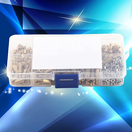 360PCS M2.5 Standoff, Spacers and Standoffs with Box, Stainless Steel Hex Motherboard Screws for Industrial, Electronic, Automotive Equipment