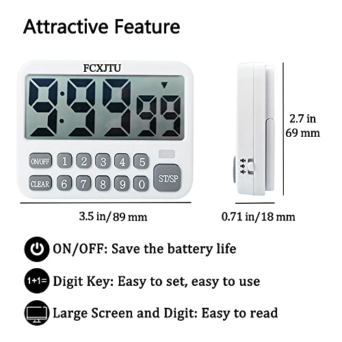 Digital Kitchen Timer, Digits Directly Input Countdown Timer for Cooking - size: YS316