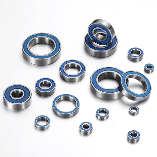uxcell 8 Pcs 6700-2RS Deep Groove Micro Bearing, 10x15x4mm Chrome Steel - size: 6700-2RS