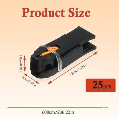 25pcs, 6m (236.22 inch) Electrical Connecting Wire Flexible Copper Cable - color: W-6m