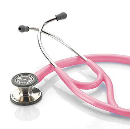 ADC Adscope 601 Convertible Cardiology Stethoscope, AFD Tunable Technology - color: Breast Cancer Awareness Metallic Pink